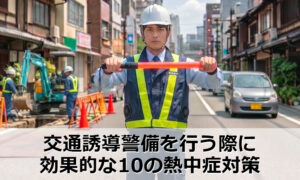 交通誘導警備を行う際に効果的な10の熱中症対策