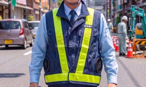 空調ベストの着用